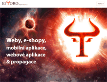 Tablet Screenshot of eltoro.cz